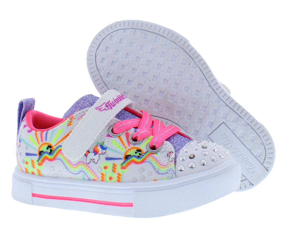 Skechers Lights-Twinkle Sparks-Unicorn Sunshine Infant/Toddler Shoes-image