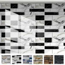 3D Stone Brick Wall Panels Peel and Stick Self Adhesive Waterproof Wallpaper 