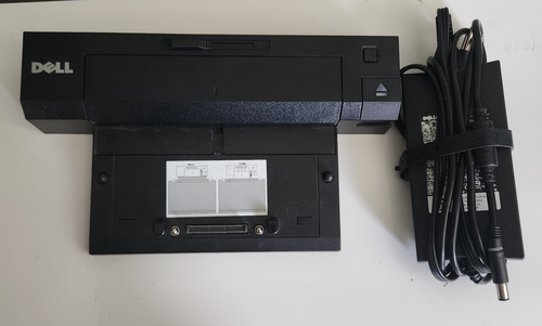 Base De Acoplamiento Dell E-Port Plus PR02X K09A USB 3.0 Para Latitude + Fuente 130W