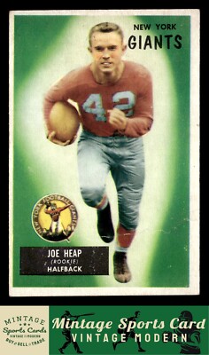 1955 Bowman - Joe Heap - Rookie RC #55 New York Giants (MK)