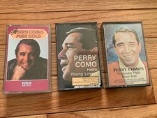 PERRY COMO - 3 Cassette Tape Lot - PLAY TESTED SOUNDS GREAT