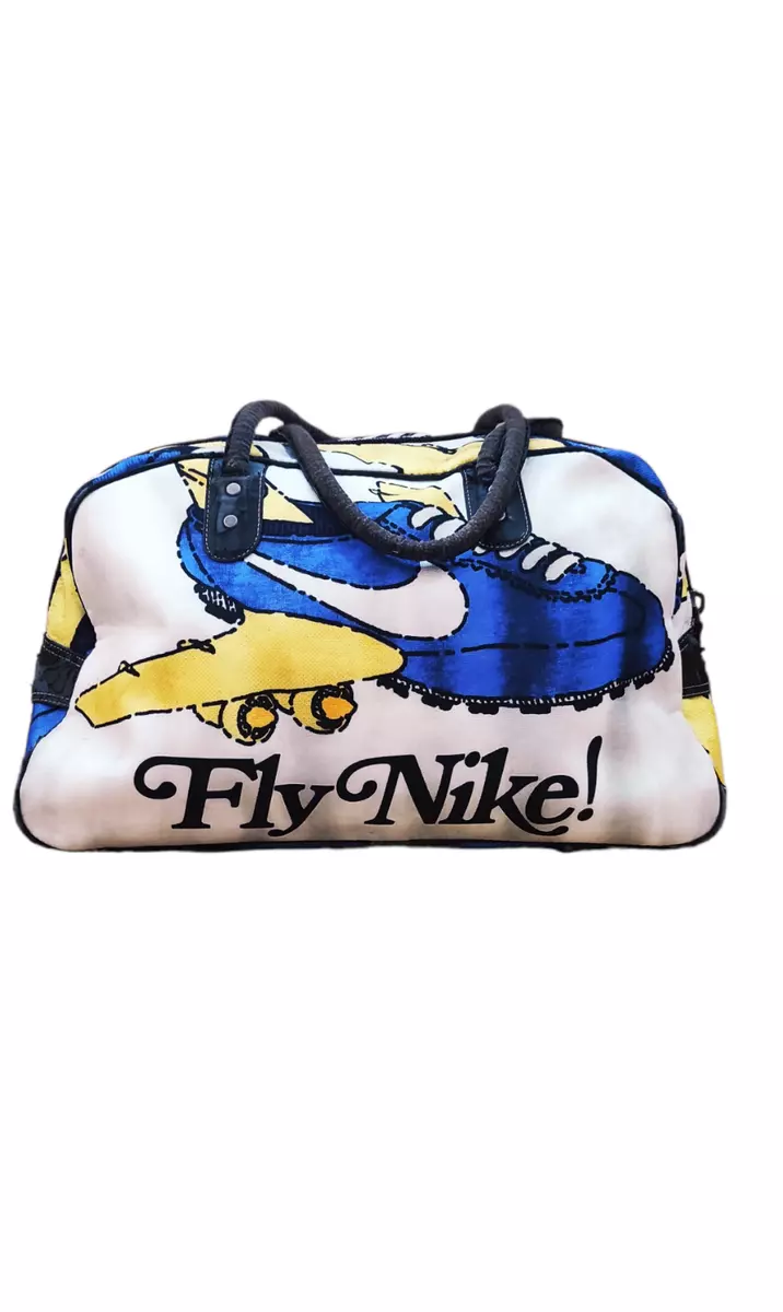 Vintage Rare Nike 70s Fly Nike Sports Wear Handbag Duffle Special Edition