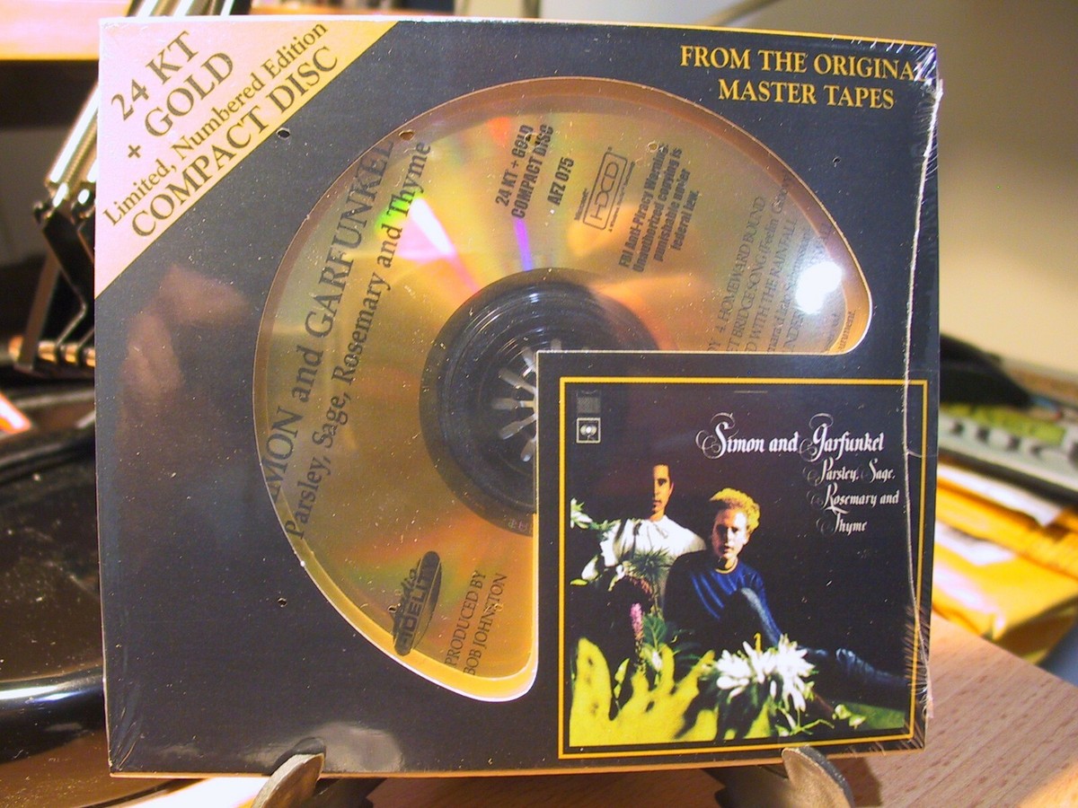 Audio Fidelity！GOLD CD！Simon & Garfunkel 24K Gold CD Audio Fidelity AFZ-075 Simon Garfunkel Parsley Sage