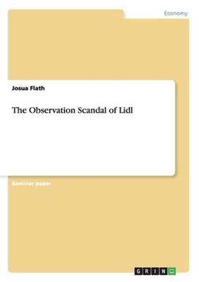 Observation Scandal of Lidl by Josua Flath (English) Paperback Book