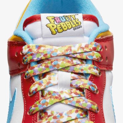 Size UK 5.5 (US 8) Nike Dunk Low x LeBron James x Fruity Pebbles Red Nike Dunk Low x LeBron James Fruity Pebbles Habanero DH8009  main image 4