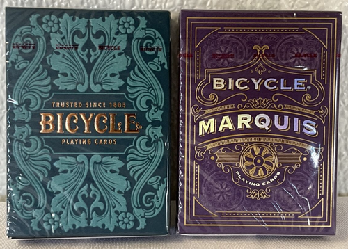Lote de cartas para jugar en bicicleta Marqués, Majestad, Jubileo, Aurora, Botánica y Sea King - Imagen 4 de 9