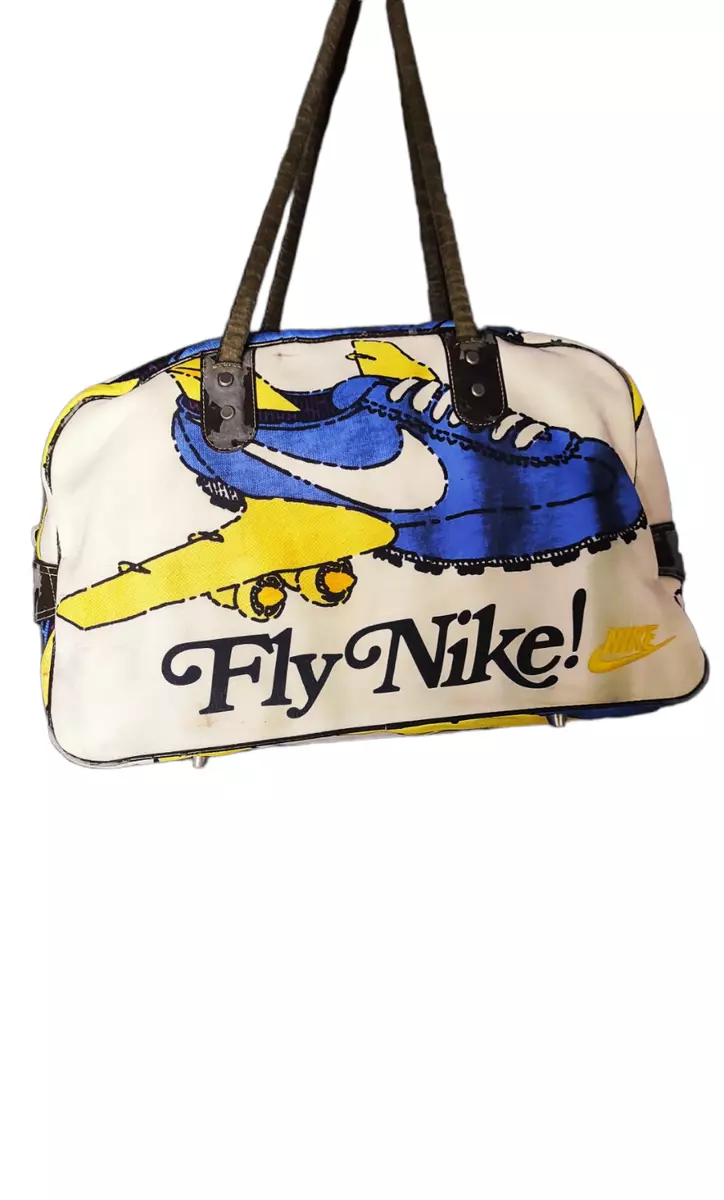 Vintage Rare Nike 70s Fly Nike Sports Wear Handbag Duffle Special Edition