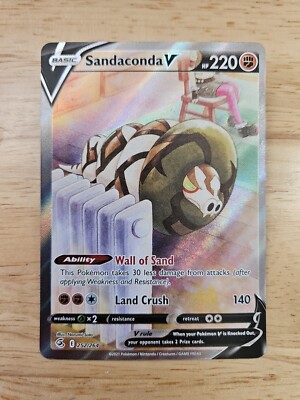 sandaconda v pokemon card price Pokemon Chilling Reign Sandaconda V #89