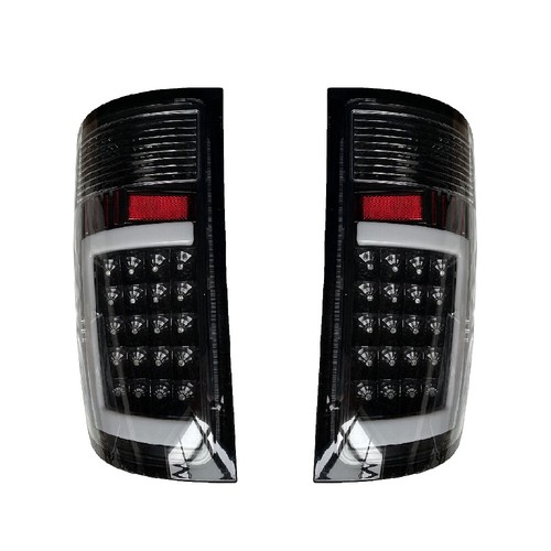 New For 07-13 GMC Sierra 1500 07-14 2500HD 3500HD Black LED Tail Lights Lamps - Picture 8 of 12