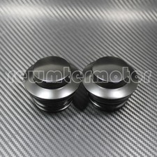 Tapa de gasolina para tanque de combustible atornillable ventilada para motocicleta 2 piezas apta para Harley Dyna 1982-up