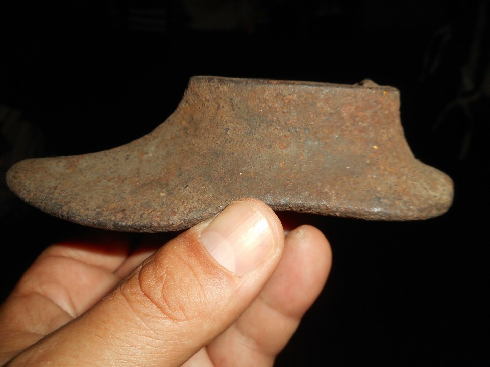 Antique Cobbler's Cast Iron Shoe Form Small Child Size Repair Tool c ...