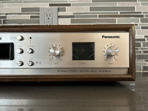 Panasonic RS-806US 8-Track Stereo Record Deck Tape Player PARTS/REPAIR READ - Picture 7 of 21