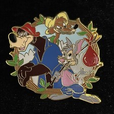 Splash Mountain Attraction Brer Bear Fox Rabbit Cluster Cast Fantasy Disney Pin