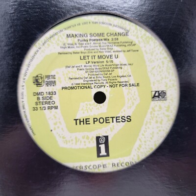 The Poetess Making Some Change 12'' Vinyl Record Single