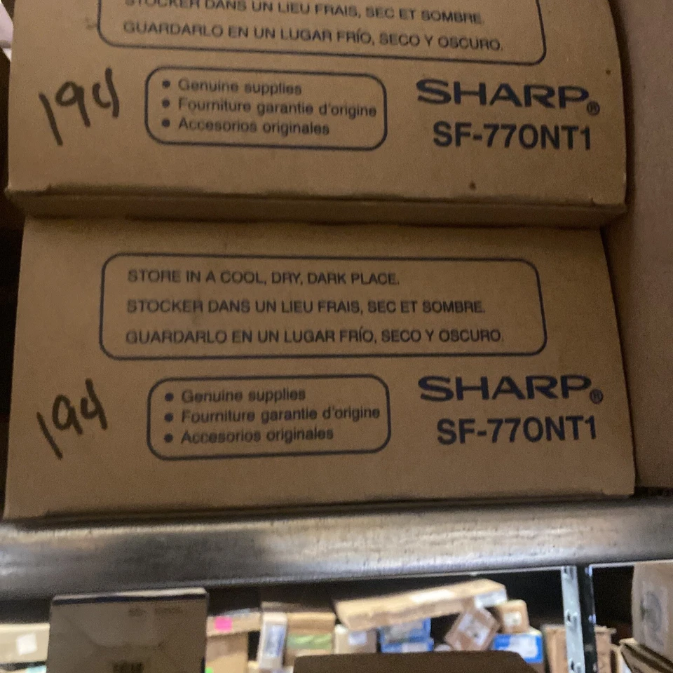 New Sharp Black Toner Kit SF-770NT1 For Sharp Printer SF-7700 - Image 2 of 2