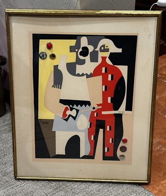 パブロピカソ ネクタイ Pierrot and Harlequin 絵画 アート Pierrot and Harlequin by Paul Cezanne