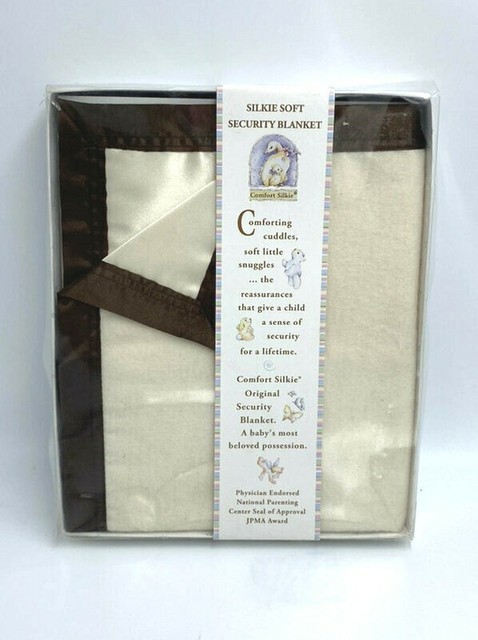 Lovey Goodnight Moon Blue Security Blanket Silky Blankie ...