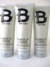TIGI Bed Head For Men Charge Up Thickening Conditioner 6.76 oz Pack of 3