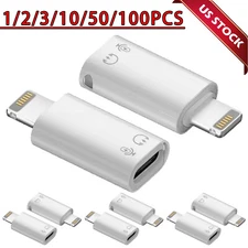 5.8USB Type C Female to iOS Male Adapter For iPhone 14/13/12/11/XR/XS/SE Lot