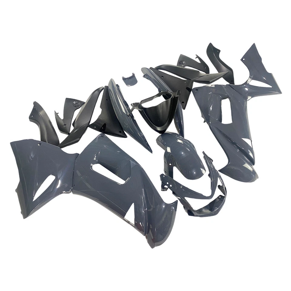 ABS Fairings Kit for Kawasaki Ninja 650r ER-6F 2006 2007 08 Body Kit Cement Grey — 第 2/4 张图片