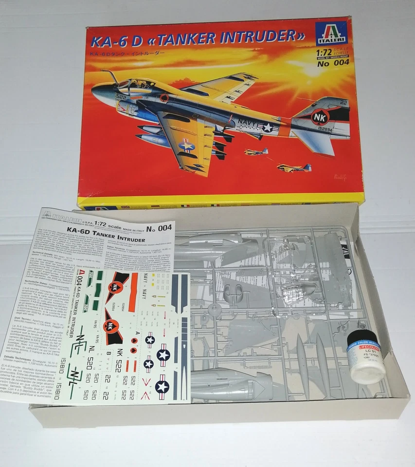 ITALERI 1/72 AEREO KA 6D TANKER INTRUDER NO.004 KIT MONTAGGIO - Immagine 2 di 2