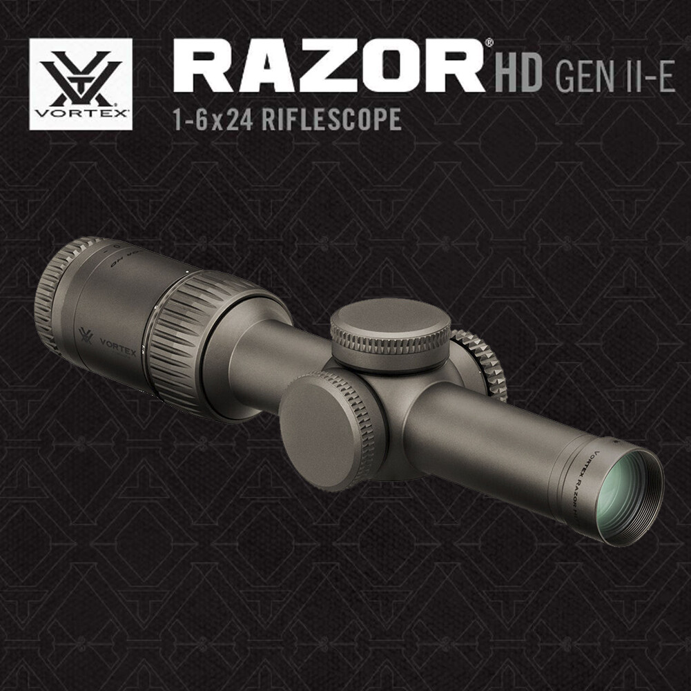 Vortex Optics RZR-16009 Razor HD Gen II-E 1-6x24 VMR-2 MRAD