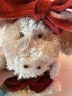 Boyds Bears Kaitlin McSwine 9" Pink Pig Plush Jointed Teddy No Tags Red Overalls — photo 8