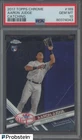 2017 Topps Chrome #169 Aaron Judge Catching Yankees RC Rookie PSA 10