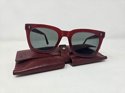 Cubitts Designer Judd Red Made Frame 52mm   22mm 145mm Prescription Sunglasses 