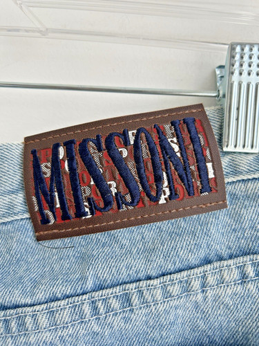 Vintage MISSONI Sport Jeans 90s Y2K Medium Wash Denim Size 30