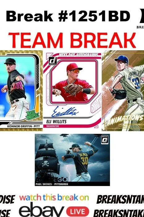Break #1251BD: 2026 Panini Donruss Baseball Hobby CASE (12 BOX) Team Break