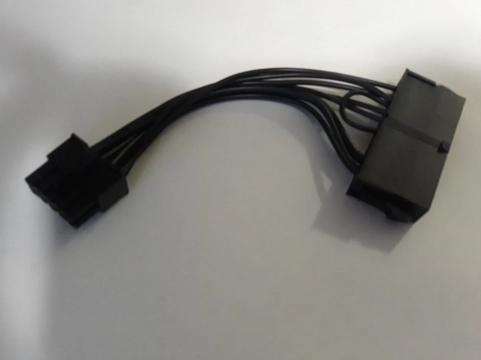 6 Inch (16 cm) ATX PSU 24-pin to 10-pin Power Adapter Cable *For Lenovo - Image 2 of 4