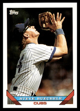 1993 Topps Steve Buechele #74 Chicago Cubs MLB Baseball Base Set