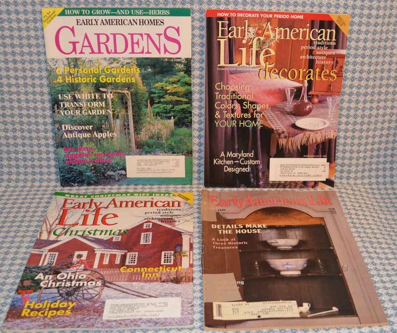 EARLY AMERICAN special edition magazines Christmas 01 decorating 01 gardens 00 +