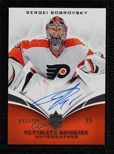 2010-11 Ultimate Collection Rookies 93/299 Sergei Bobrovsky #128 Auto 05pr
