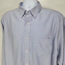Daniel Cremieux Signature Collection Shirt Mens XL Non-Iron Stripe Long Sleeve