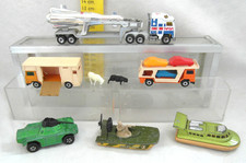 Lot 2 - Matchbox Vintage - Camions + Véhicules militaires divers en État d’usage