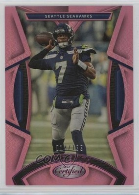 2023 Certified Mirror Pink 14/199 Geno Smith #33 6o3