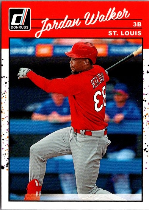 2023 Donruss #241b Jordan Walker Image Variation St Louis Cardinals