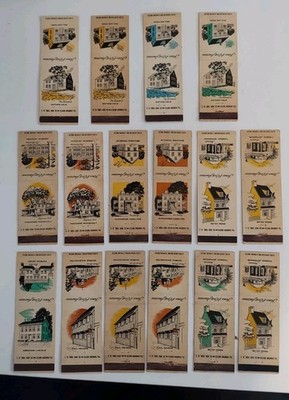 Diamond Match Co. NY Homes Of Great Americans Collection History Matchbook Lot
