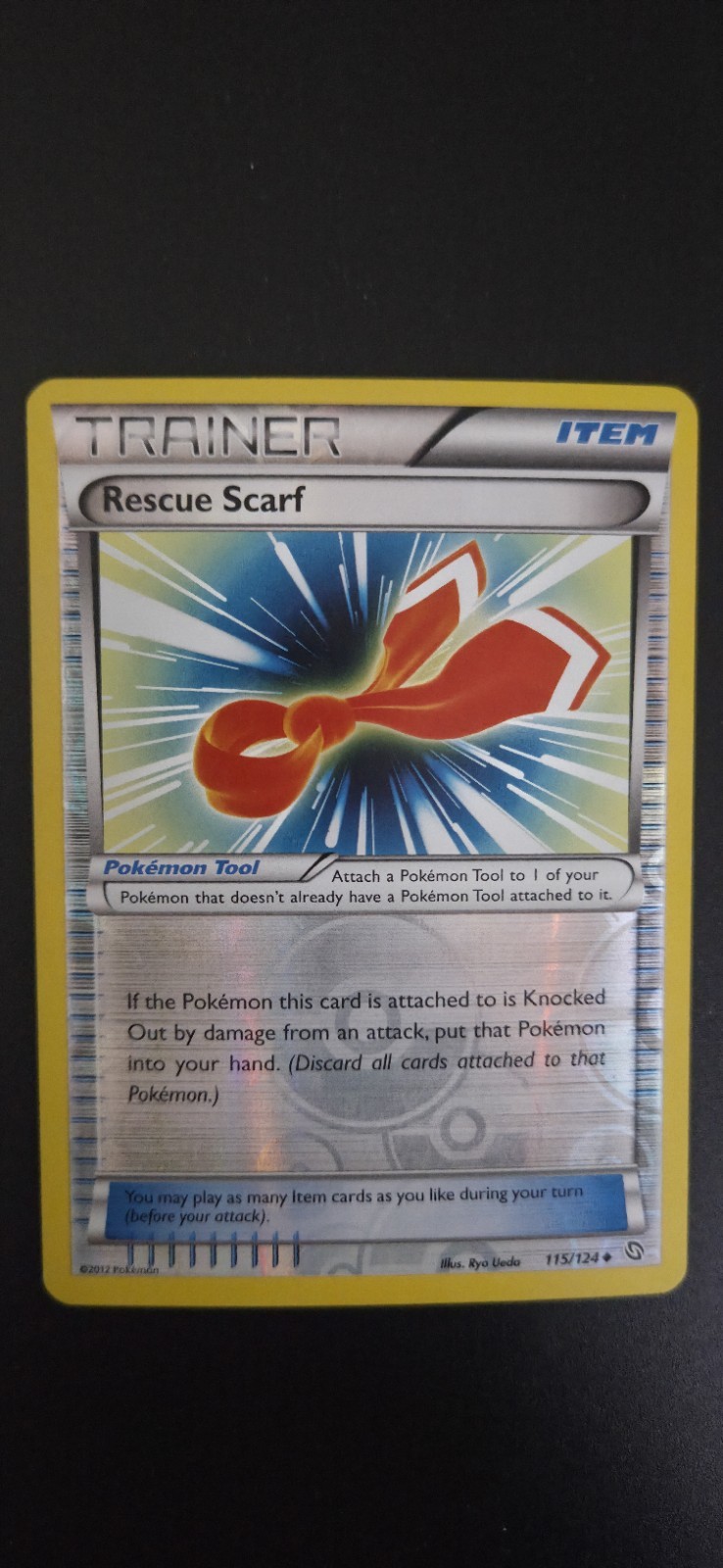 Rescue Scarf 115/124 Dragons Exalted Reverse Holo Pokemon TCG LP 