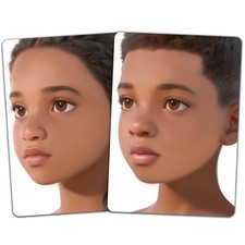 Face Painting Practice Board Reusable Makeup Template A4 Training 2 PCS