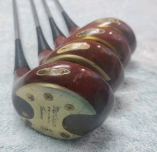 MacGregor RH Eye O Matic Tourney Vintage Woods, Very Rare, Clubs 1-4