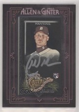 2022 Topps Allen & Ginter X Black Frame 6/25 Matt Manning #MA-MMN Auto 0m4q