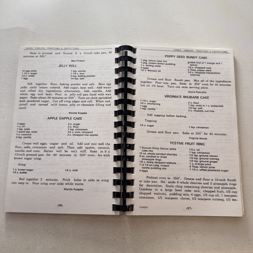 Millbank South Dakota SD Cookbook Vintage 1987 Nursing home old folks ethnic pie - Picture 20 of 24