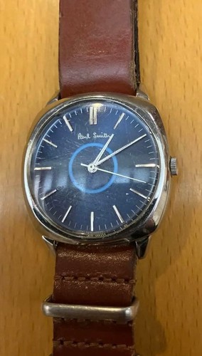 Paul Smith Analog Wristwatch Brown NATO Strap Timepiece Classic Luxury