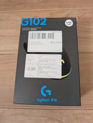 Logicool Logitec G102 LIGHTSYNC Schwarz Kabelgebundene Gaming Maus 8.000 DPI