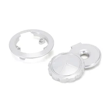 Motorcycle CNC Fuel Tank Cap Cover Guard Protector Accessories BMW R Silver