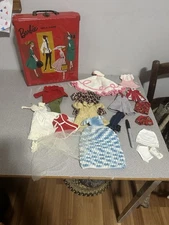 Barbie Case And Mixed Clothing Lot