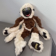 Zoboomafoo ZOBOO Plush Eden Lemur Monkey Brown Cream PBS Kids 2000 Vintage Exc
